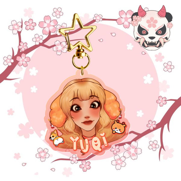 🌸 YUQI I-dle Keychain