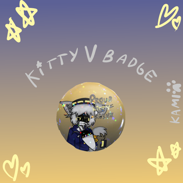 Kitty V Murder Drones Badge ⭐