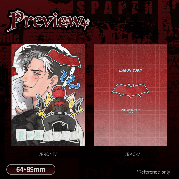 Redhood Photocard (Holo)