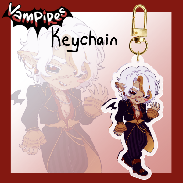 VSMP Vampire Jack Von Pyroscythe Keychain