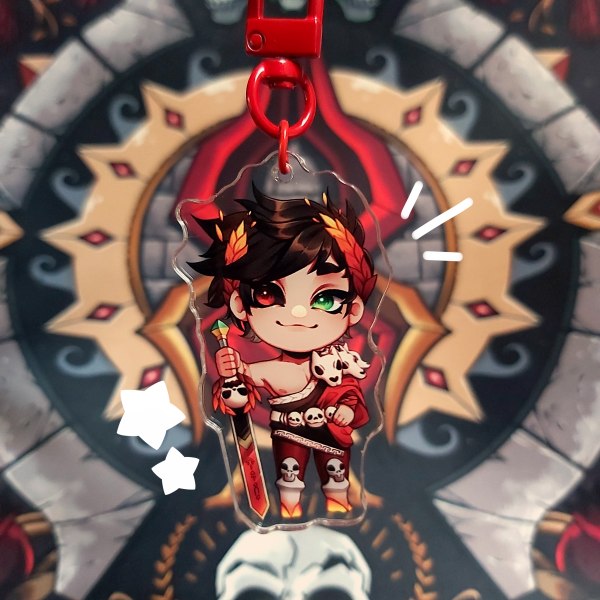 Clear Acrylic Keychains - Zagreus