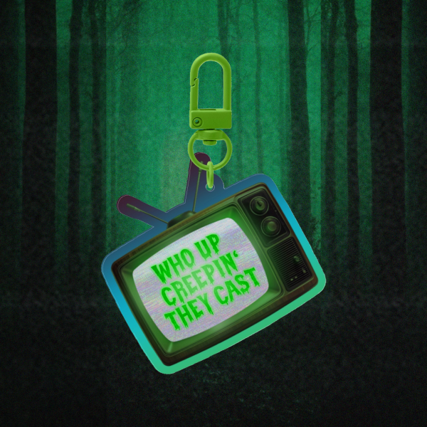 CreepCast Colored Edge Acrylic Keychains