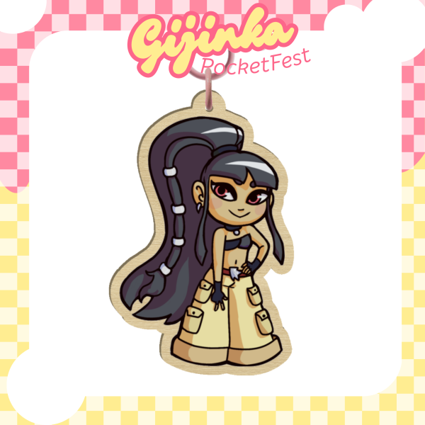 Mawile Wood Keychains