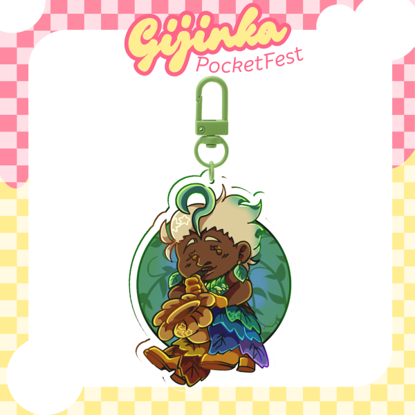 Band Member Leafeon Keychain
