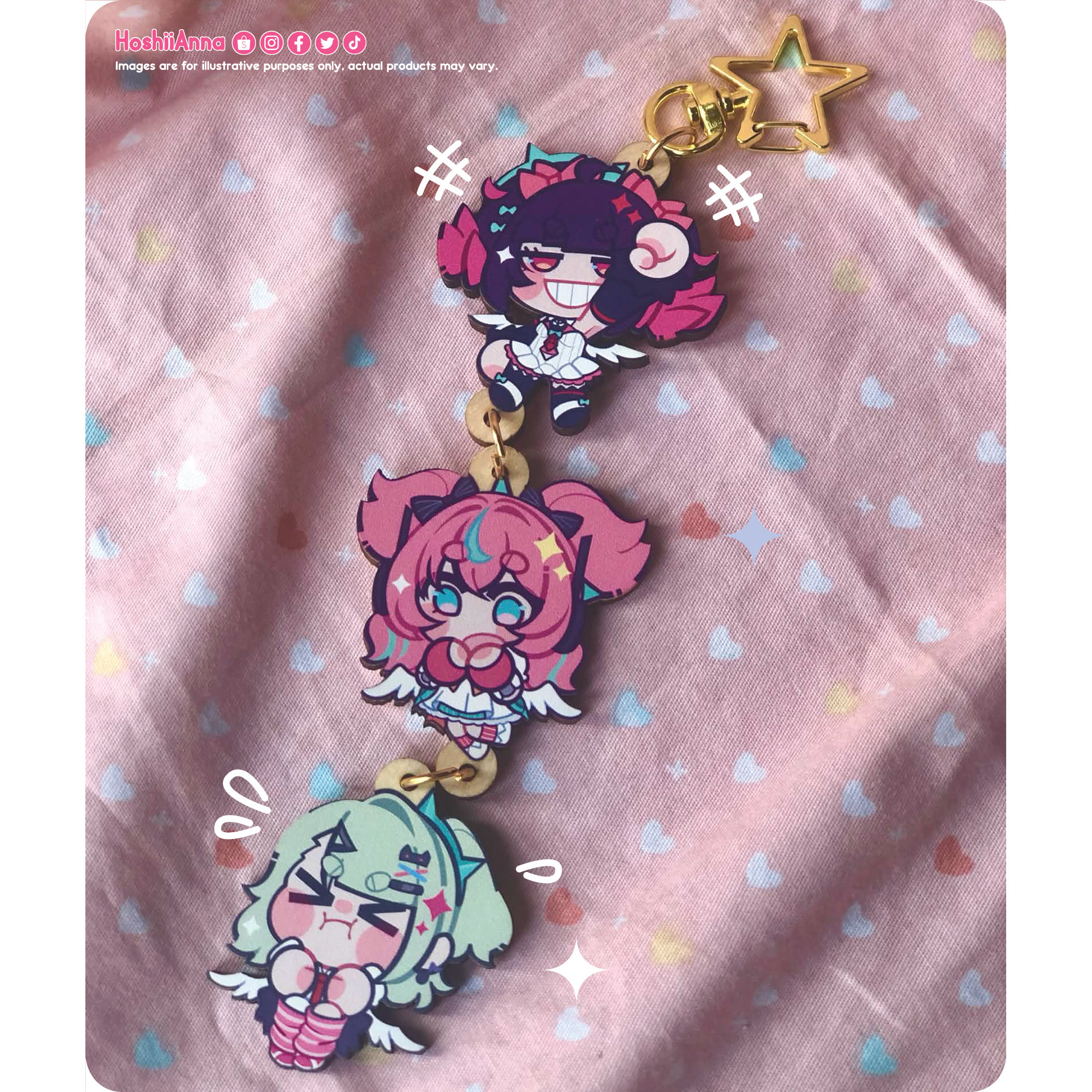 Angels Of Delusion - Acrylic keychain