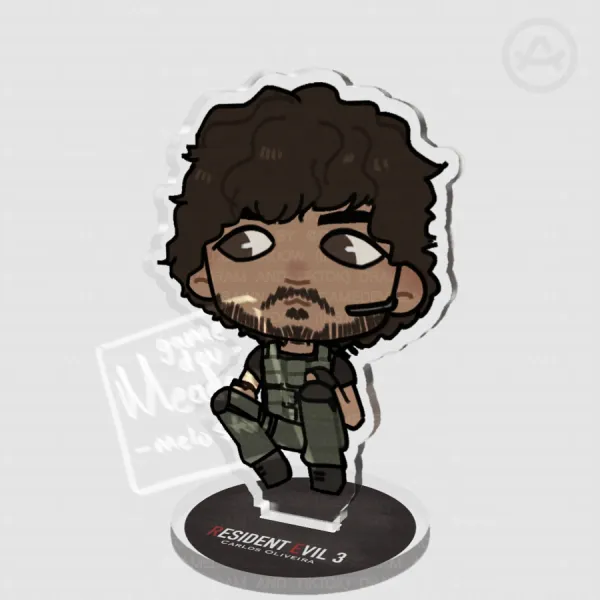 Carlos Oliveira Resident Evil 3 Remake - Chibi Acrylic Standee