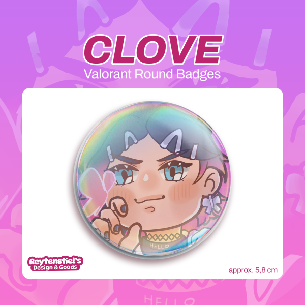 CLOVE - Valorant Button Pins