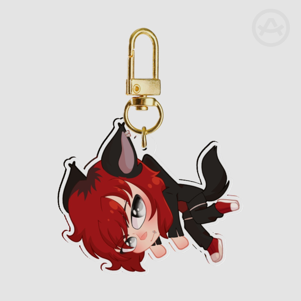 Castiel Wolf Keychain Amour Sucre