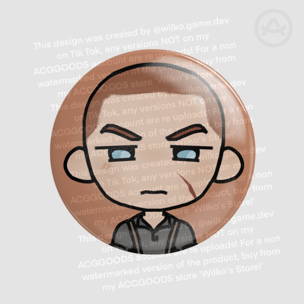 Jake Muller Resident Evil 6 ‘Chibi-er Chibi’  Round Badge (GLOSS)