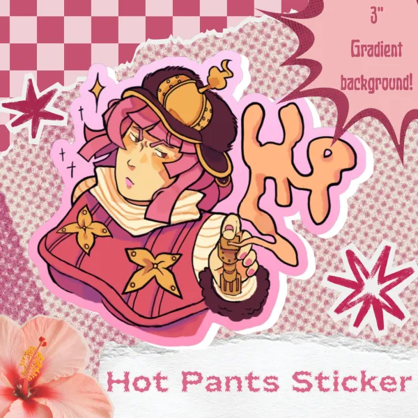 Hot Pants Gradient Sticker
