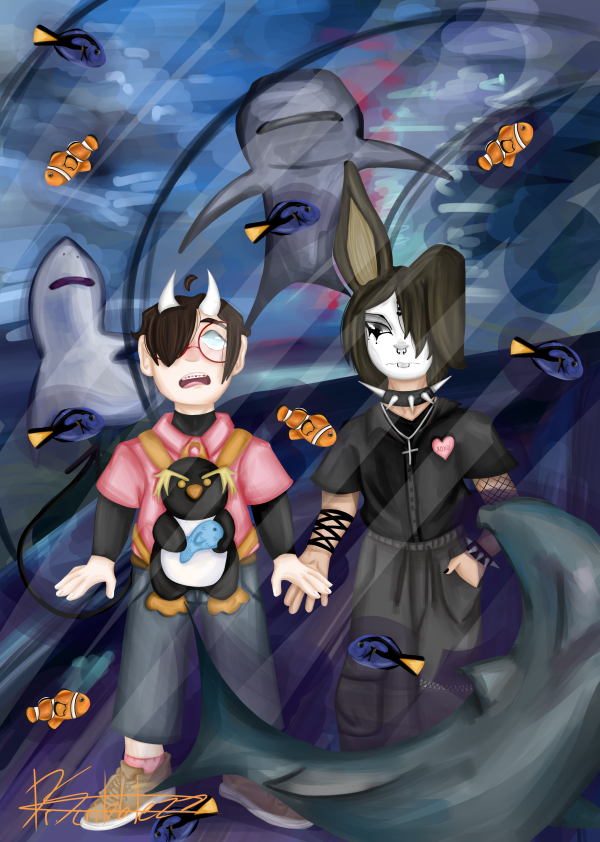 Mark x Hunter Valentine Date Poster