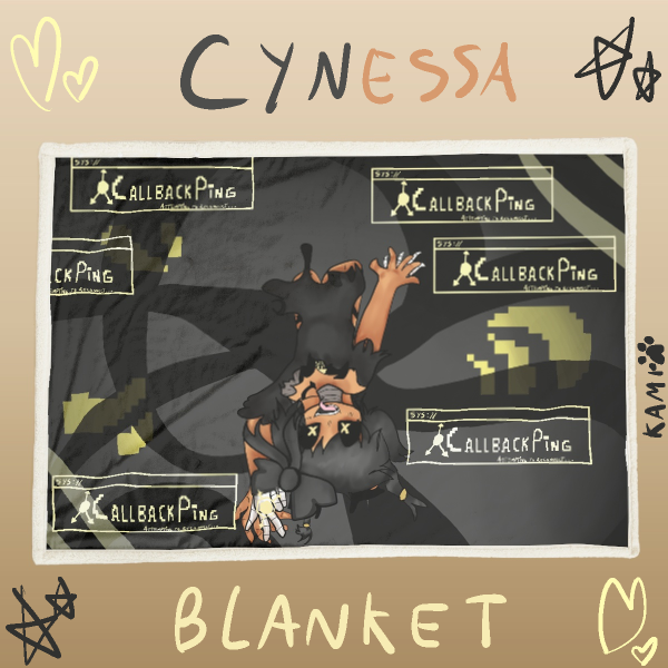Cynessa Callback Ping Murder Drones Blanket⭐