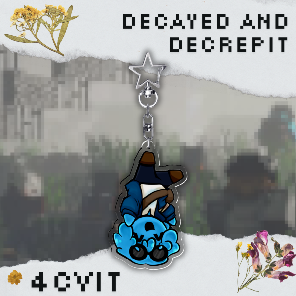 4CVIT Decayed and Decrepit Keychains