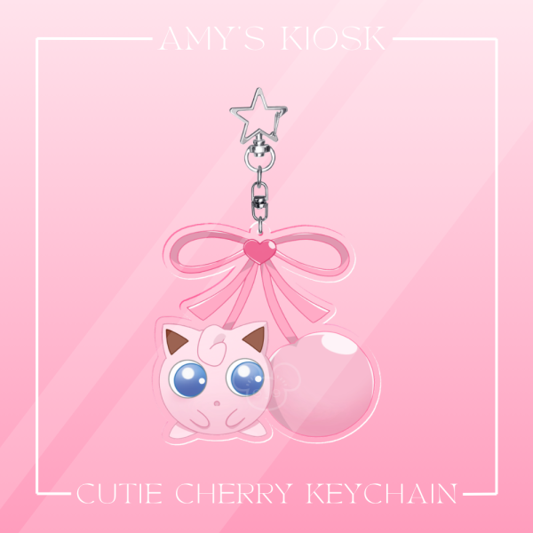 Cute Cherry Keychain