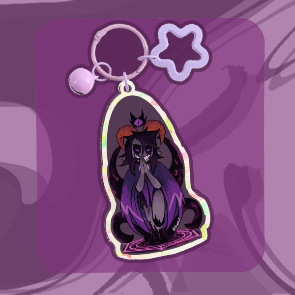 Cult of the Lamb - Goat Keychain