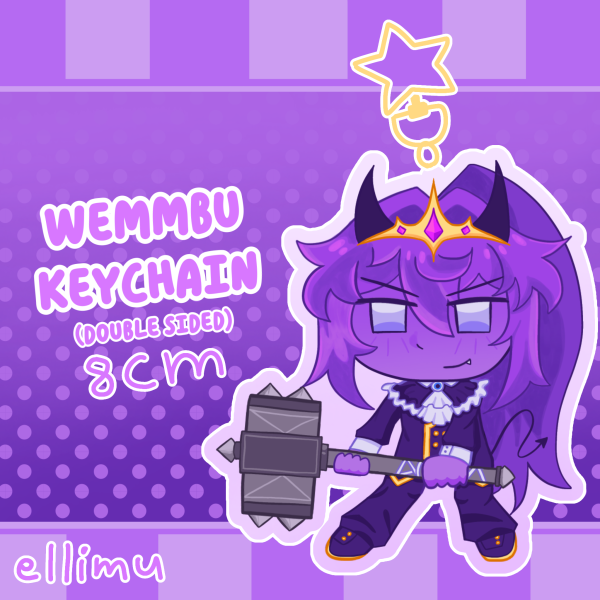 Wemmbu Unstable SMP colored edge keychain