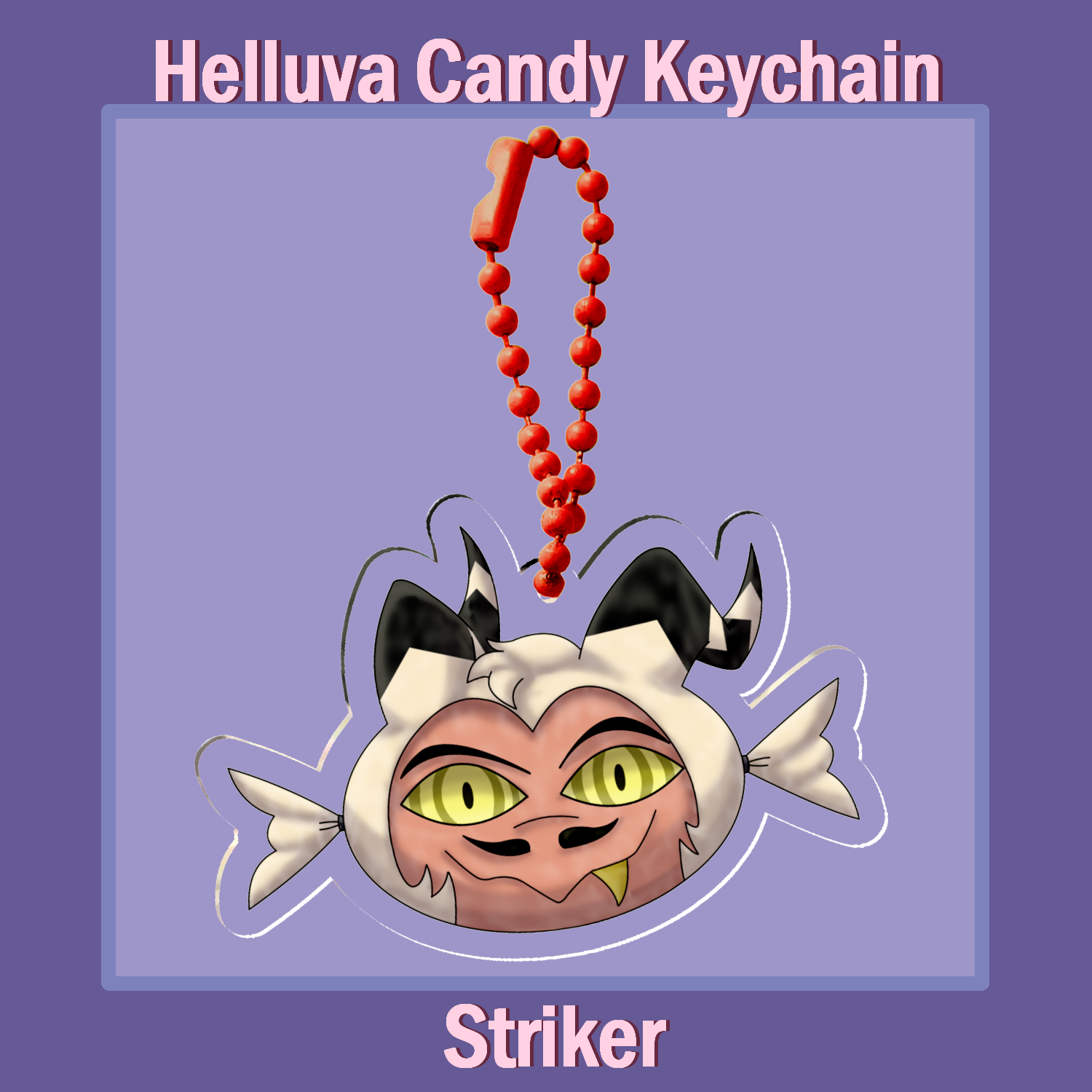 Candy Striker keychain