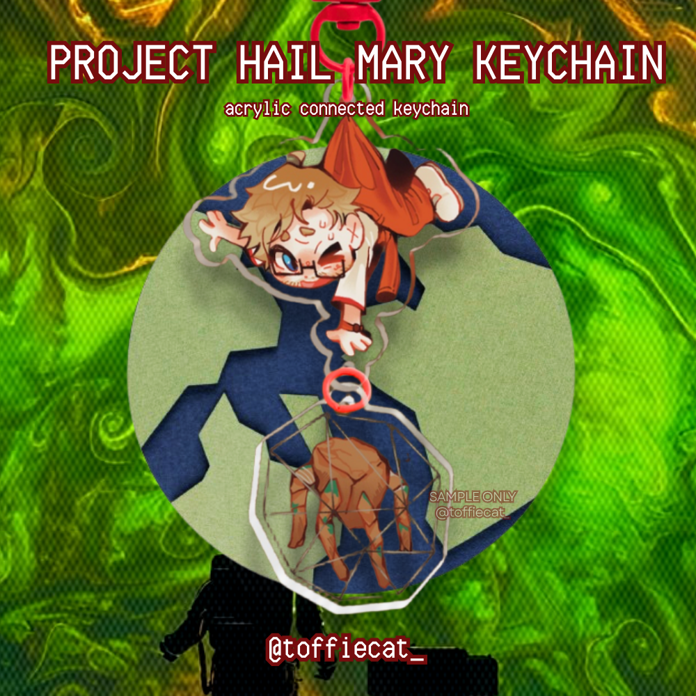 Project Hail Mary | Grace & Rocky Connected Acrylic Keychain
