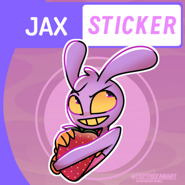 STRAWBERRY JAX STICKER