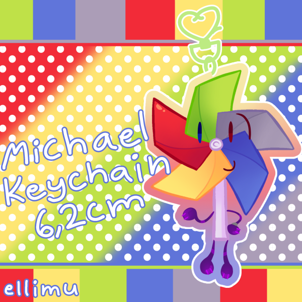 Michael Love of the S*n colored edge keychain