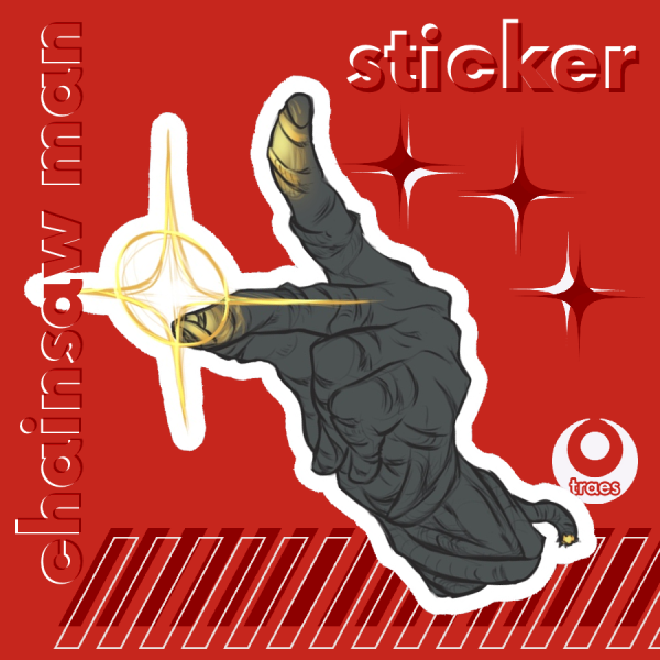 CHAINSAW MAN - Reze Hand Sticker