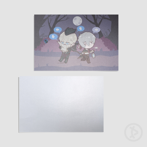 [CCxOC] Punishing: Gray Raven Lee/OCSKK Postcard