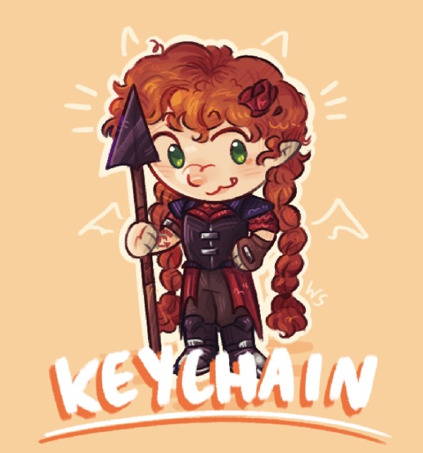 HC11 GeminiTay Acrylic Keychain