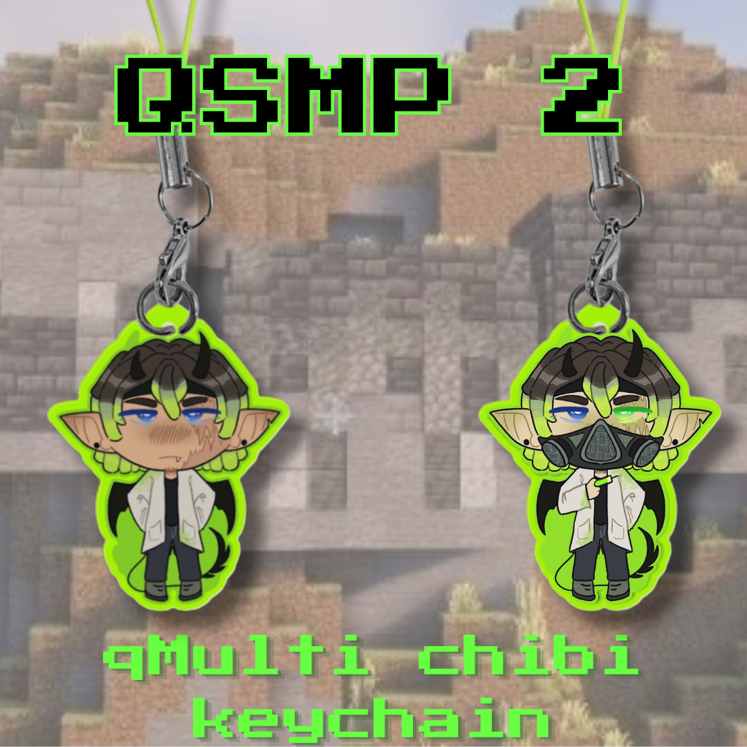 QSMP Multi chibi keychain