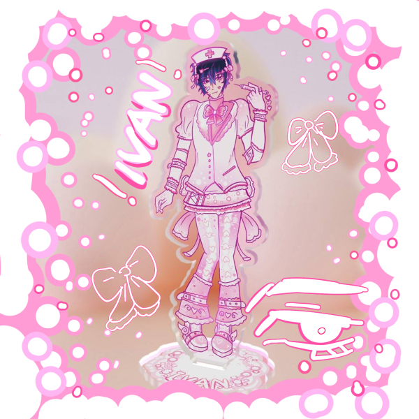 [ALNST] °ʚ🎀ɞ°Ivan cute Colored Edge Acrylic Standees૮ ˶ˆ ﻌ ˆ˶ ა