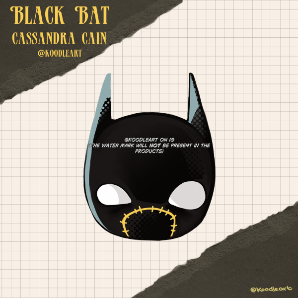 Black Bat | Cassandra Cain Acrylic Phonecharm