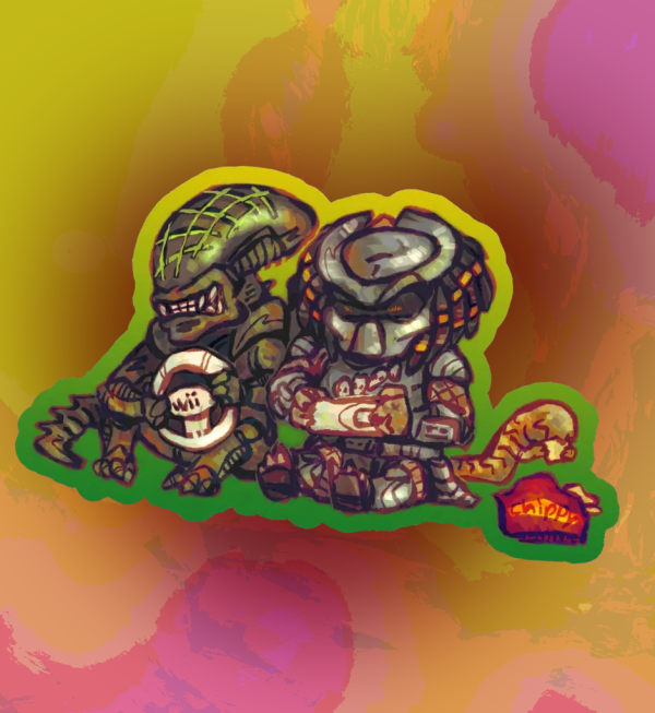 Alien Vs Predator - Sticker