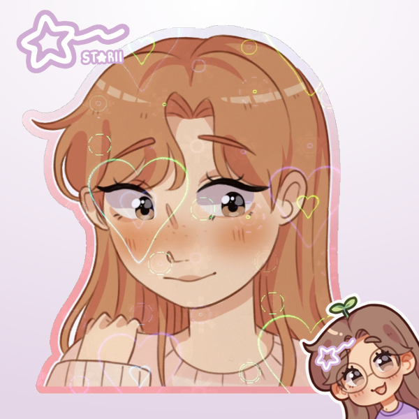 Shy Stella ᯓ★ Sticker