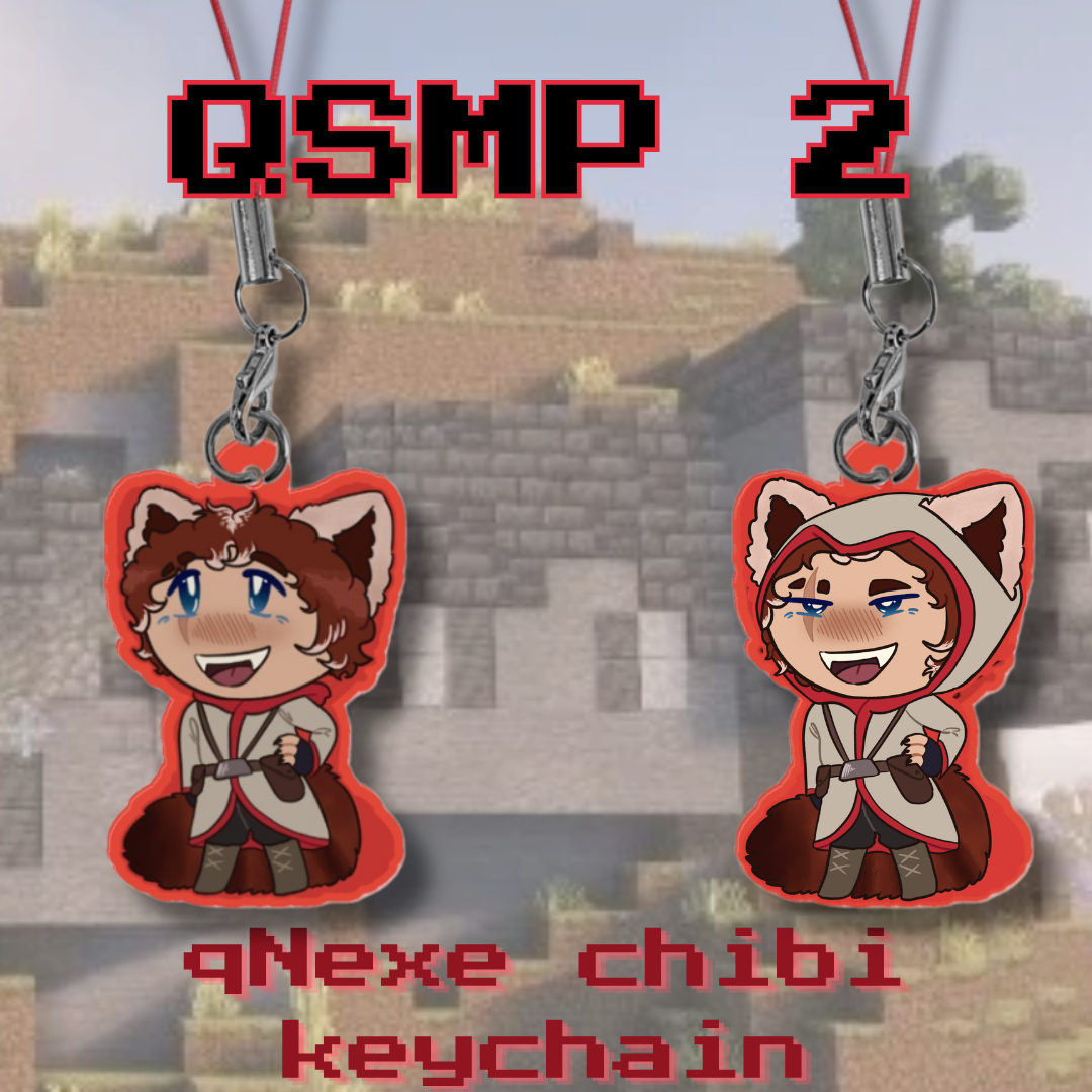 QSMP Ewron chibi keychain