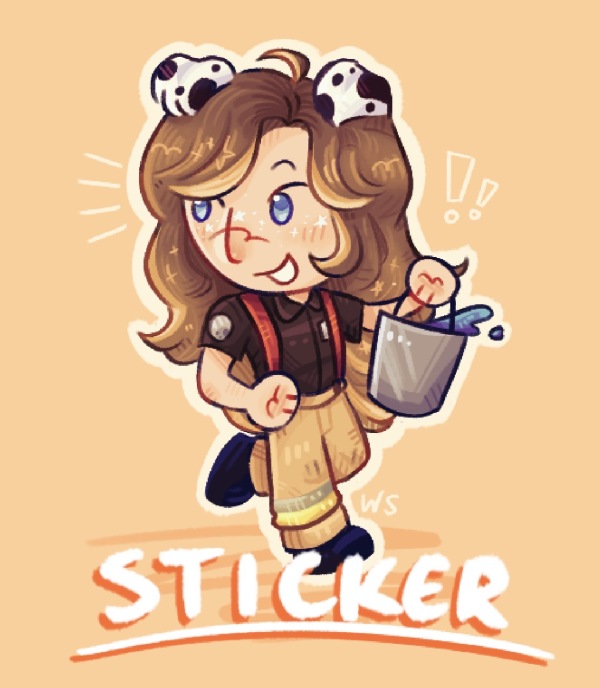 HC11 PearlescentMoon Sticker