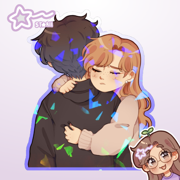 Stella & Michele "Comforting Hug" ᯓ★ Sticker