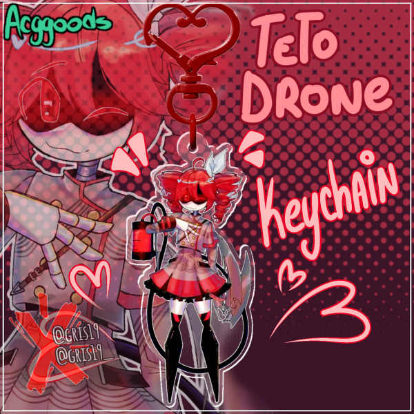 [Keychain] Drone Teto (vocaloidxmurderdrones)