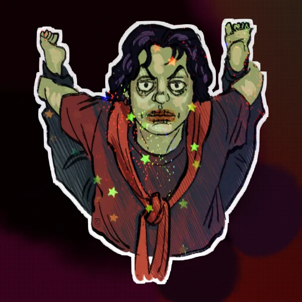 Wireface Posing Sticker