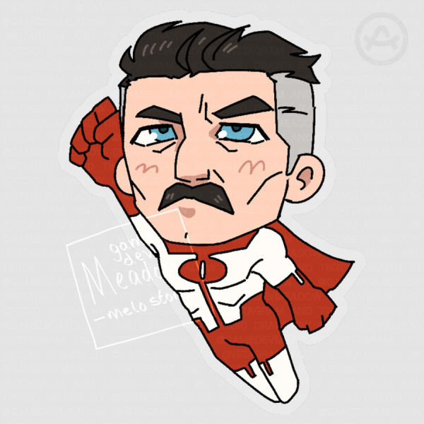 Omni-Man Invincible - Chibi Sticker