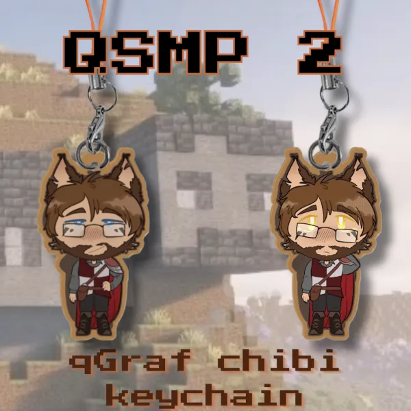 QSMP Graf chibi keychain