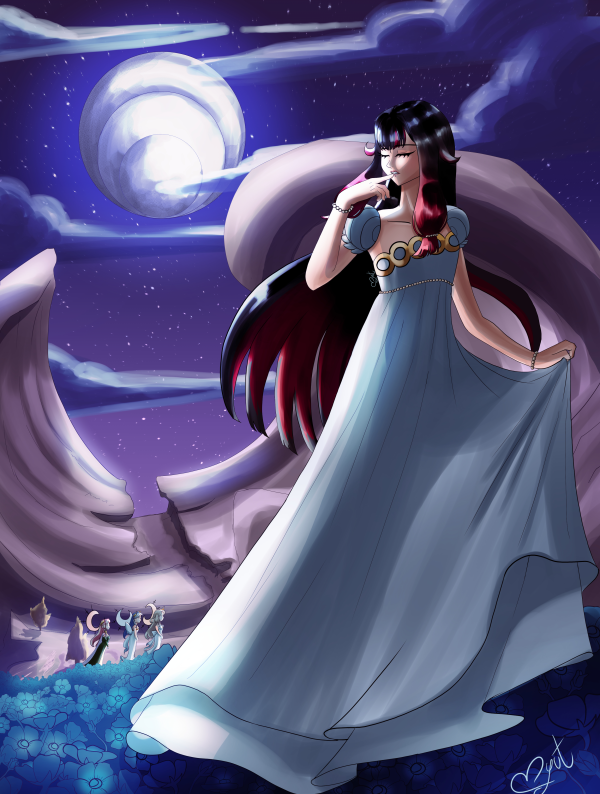 Columbina X Sailor moon A4 poster