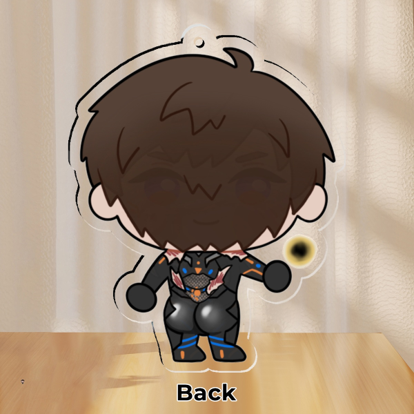 Caleb R1 Ultimate Weapon X-02 Injured/Damaged Outfit Keychain || CAKELEB