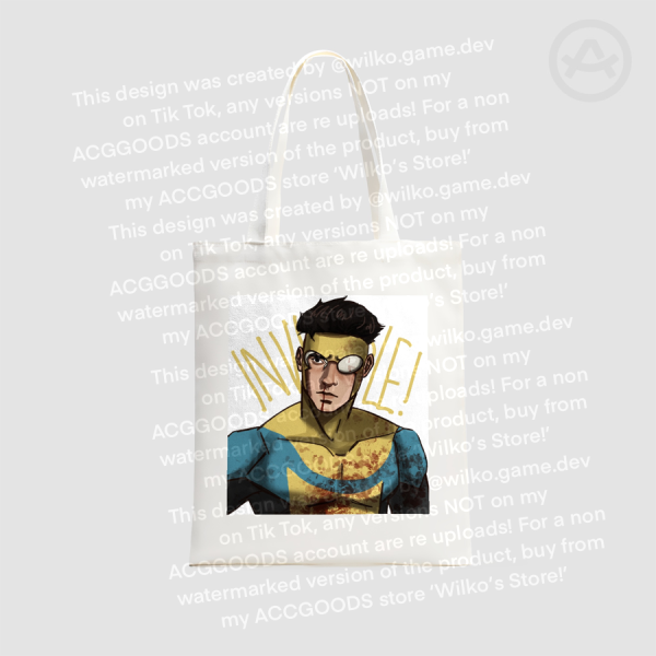 Invincible Mark Grayson Fanart Tote Bag