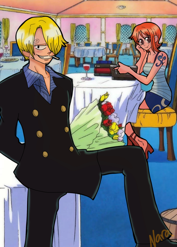 Sanji and Nami PRE TS Print