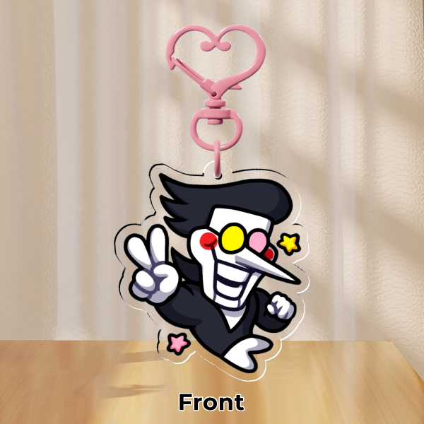 Spamton Matching Acrylic Keychain