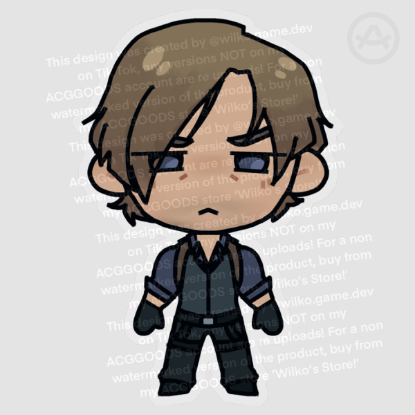 NEW Leon S Kennedy Resident Evil 6 ‘Chibi-er Chibi’ Sticker