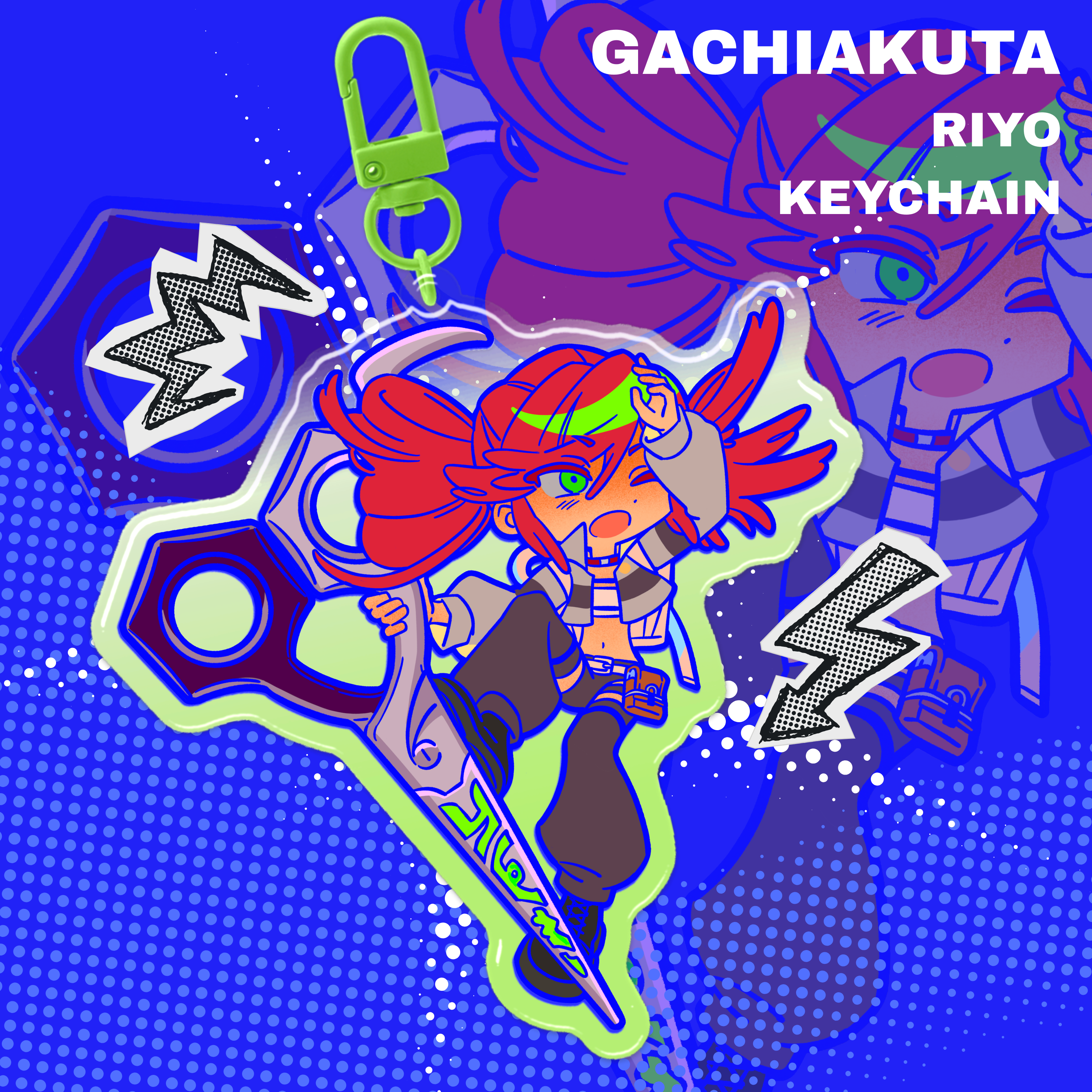 Riyo Keychain || Gachiakuta