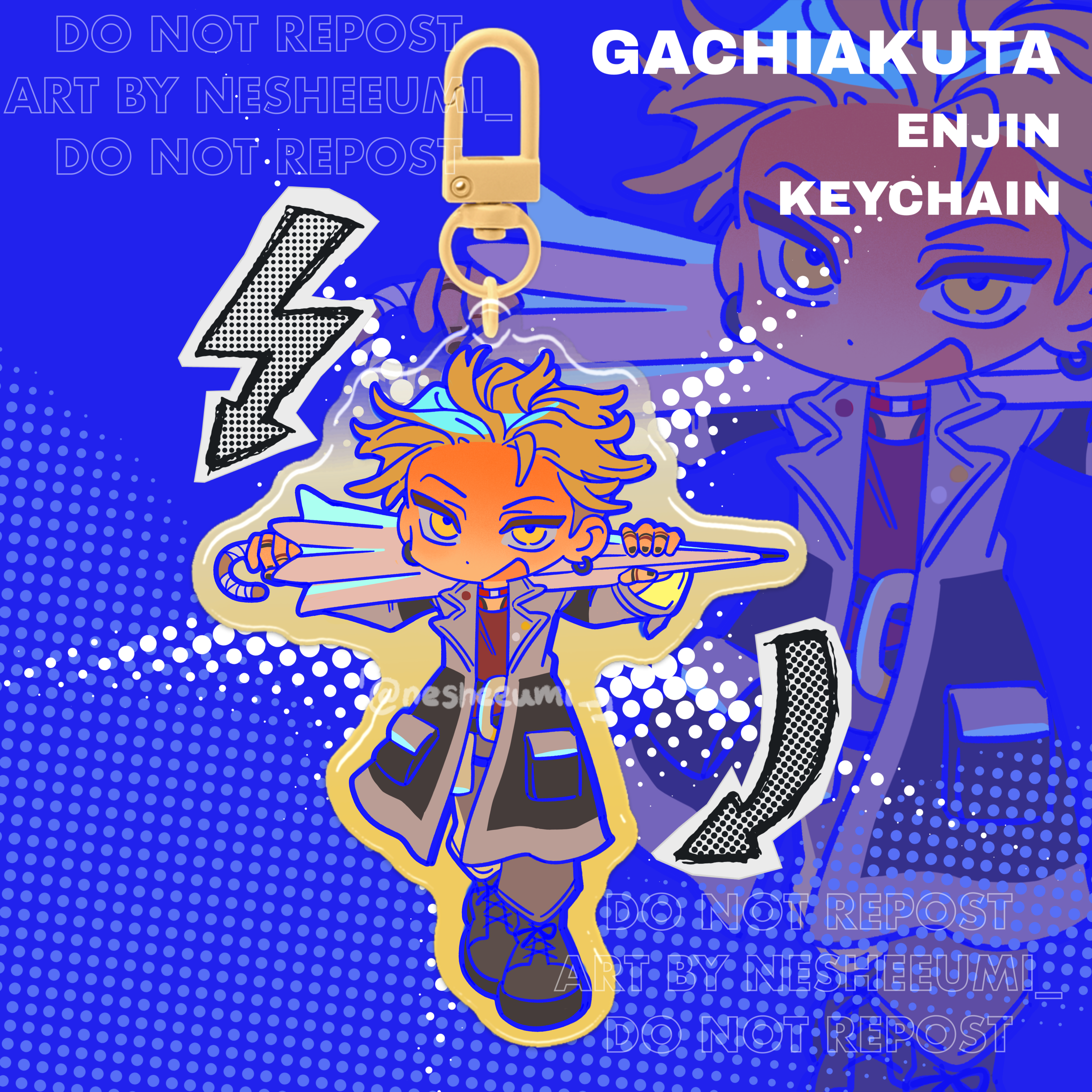 Enjin Keychain || Gachiakuta