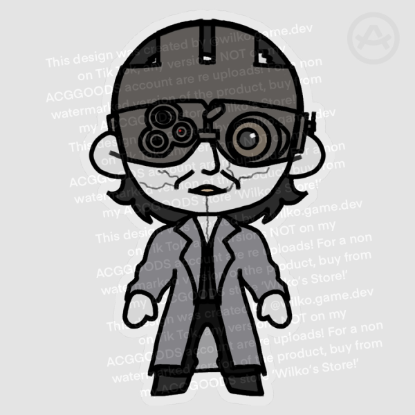 Victor Gideon Resident Evil 9 Requiem Chibi-er Chibi Sticker