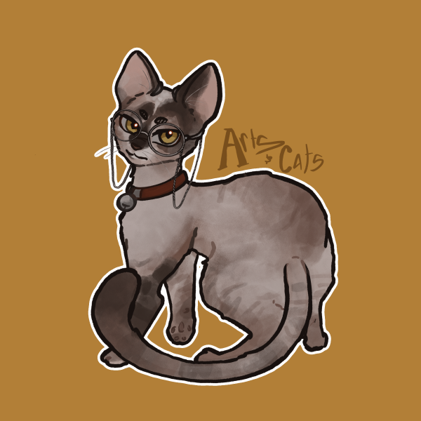 Cat Semiu Sticker