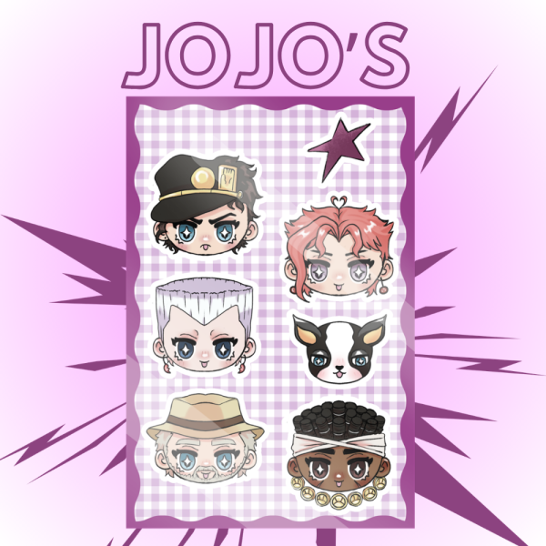 Stardust Crusaders Sticker Sheet